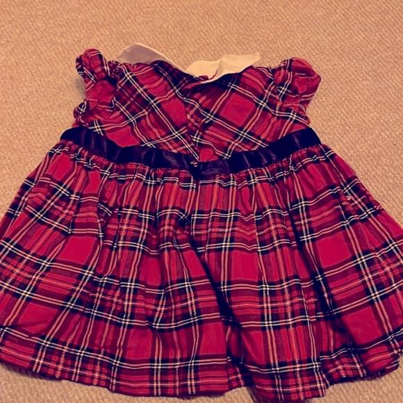 Trotter’s of London Confiture Tartan Scottie Holiday Dress - Size 3-6 months - Picture 3 of 4